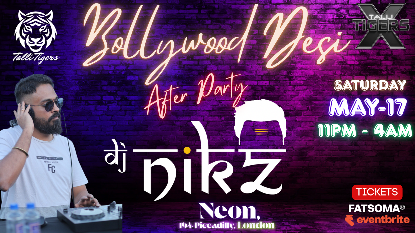 Bollywood Sensational Saturday Night - 17th May - London