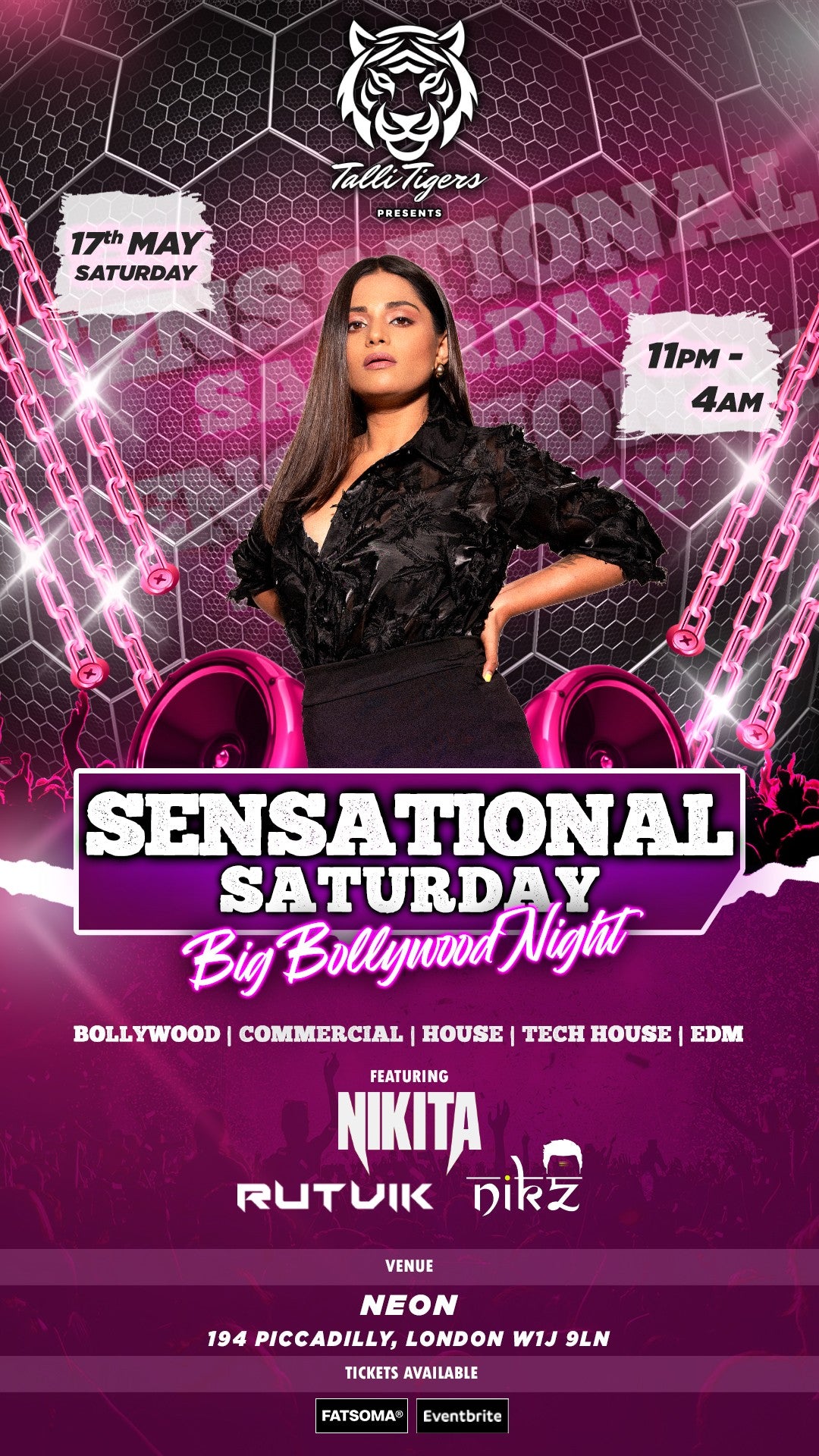 Bollywood Sensational Saturday Night - 17th May - London