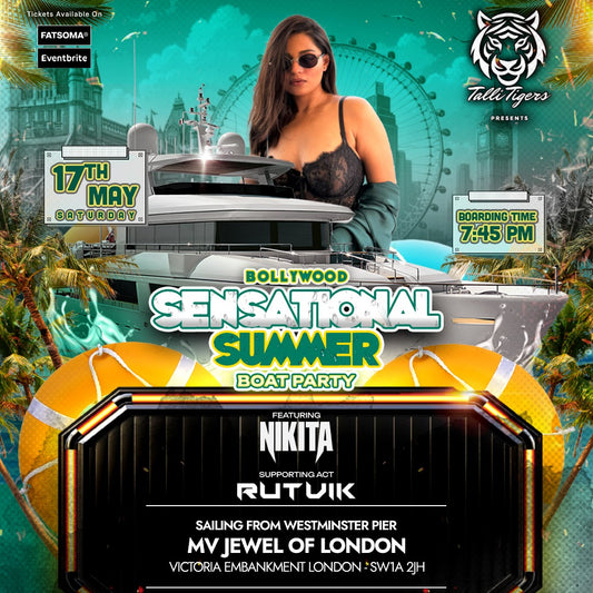 Bollywood Boat and After Party - Saturday - 17th May - London